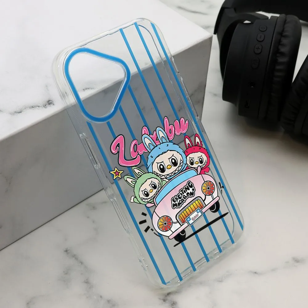 Maska PRINT PARTY za iPhone 16/ plava