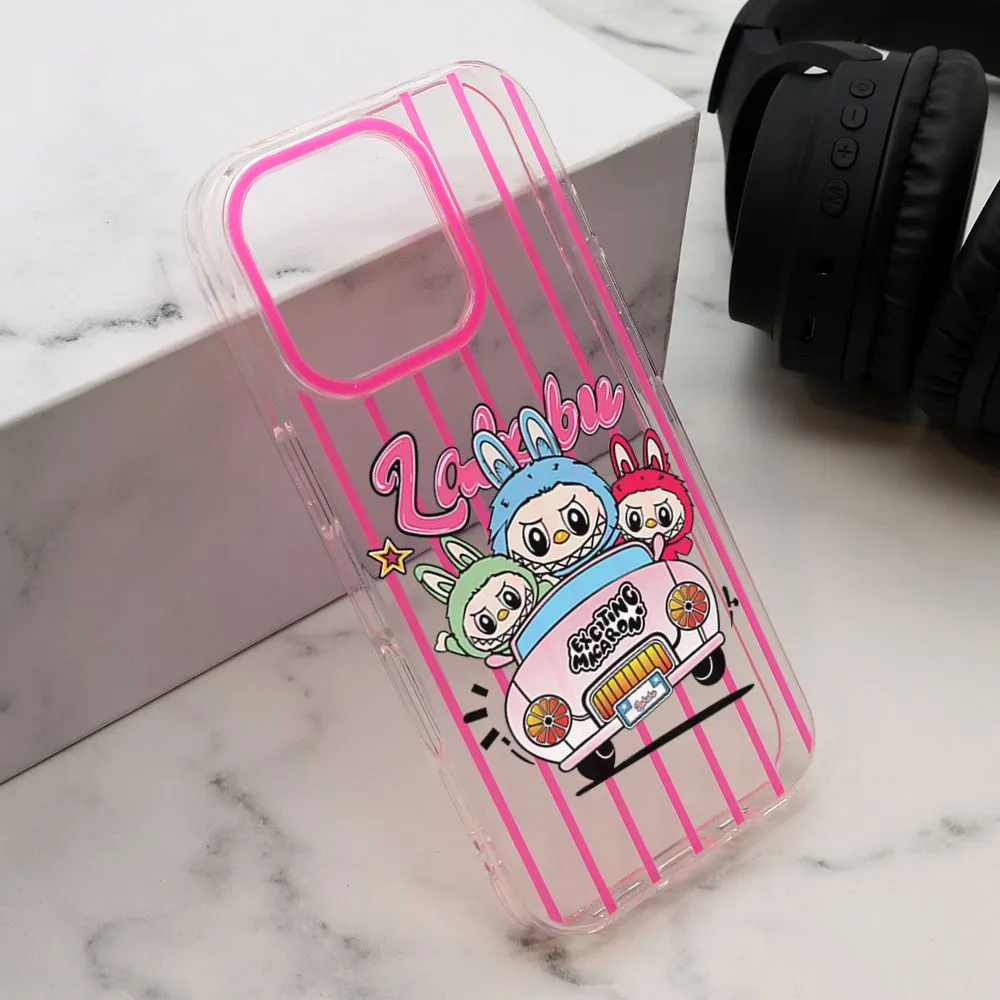 Maska PRINT PARTY za iPhone 16 Pro/ roza
