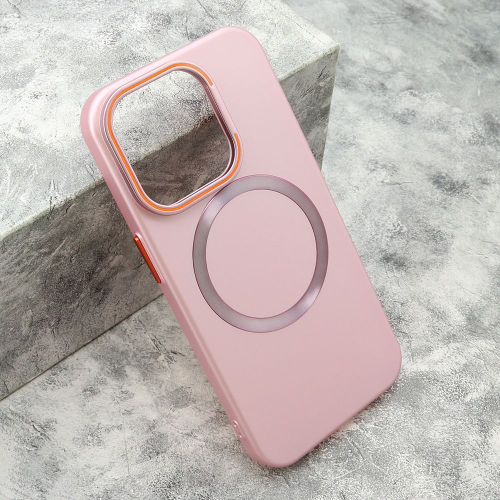 Maska PRO CASES MagSafe za iPhone 15 Pro/ roza