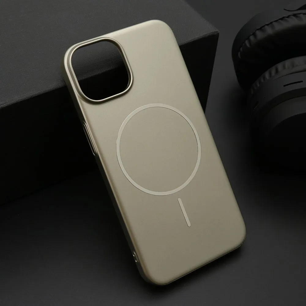 Maska PURE MATTE MagSafe za iPhone 14/ zlatna