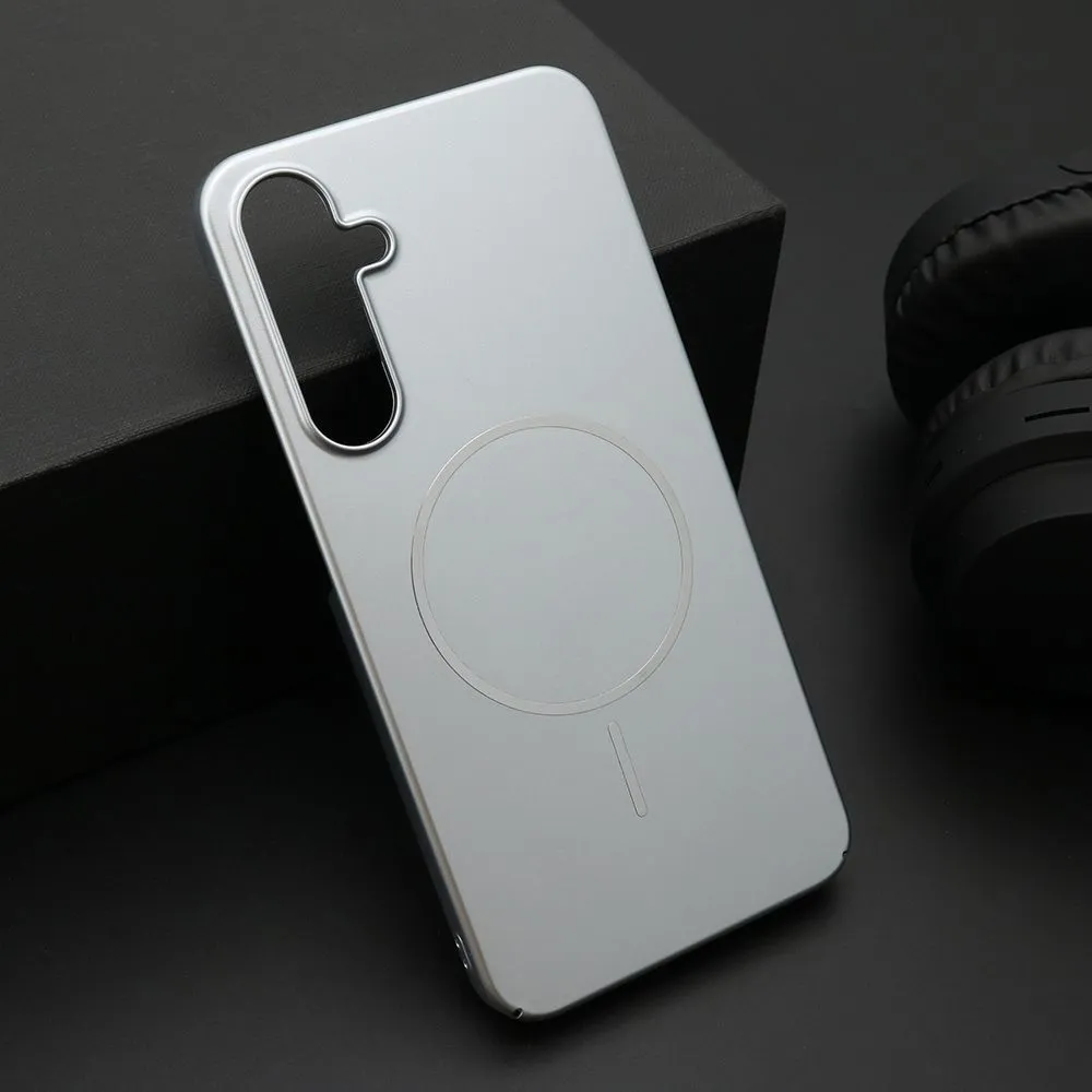 Maska PURE MATTE MagSafe za Samsung A556B Galaxy A55 5G/ srebrna