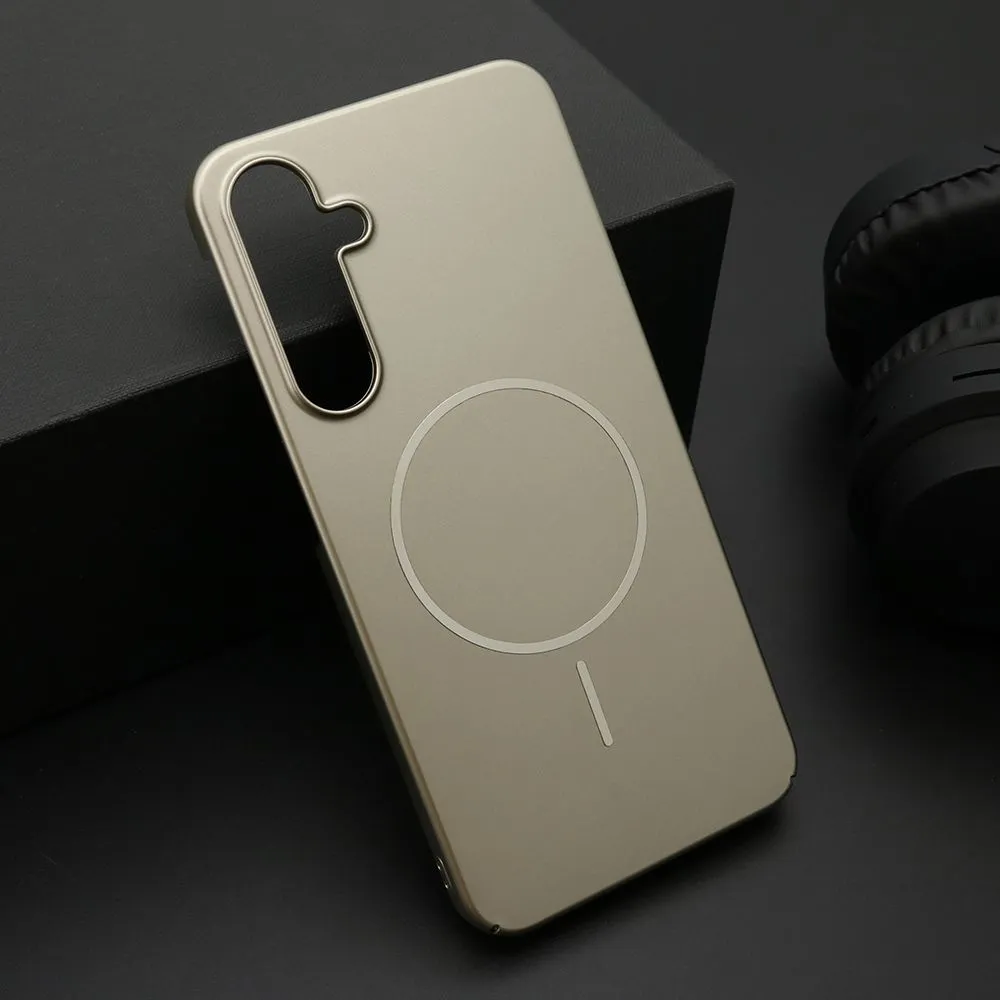 Maska PURE MATTE MagSafe za Samsung A556B Galaxy A55 5G/ zlatna