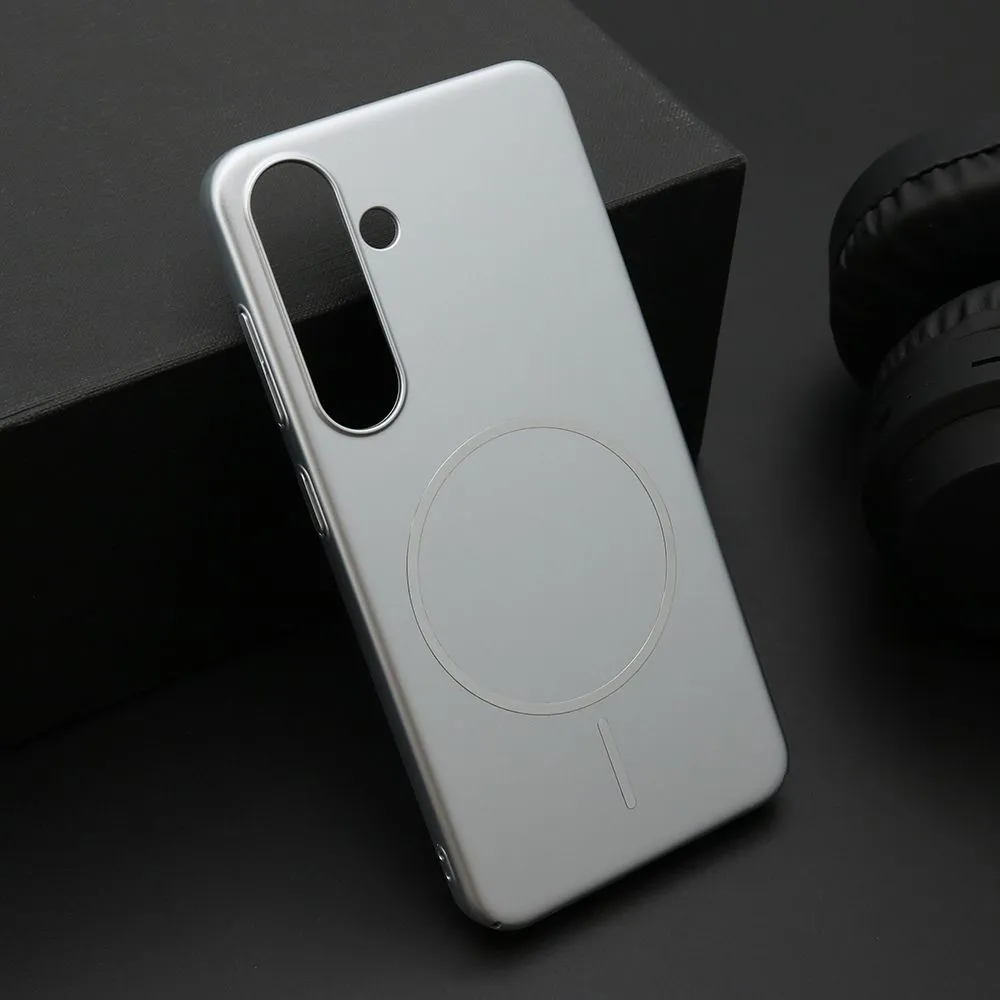 Maska PURE MATTE MagSafe za Samsung S921B Galaxy S24 5G/ srebrna