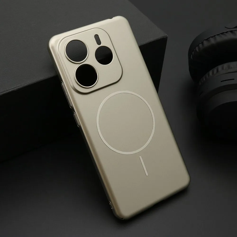 Maska PURE MATTE MagSafe za Xiaomi Redmi Note 14 4G/ zlatna