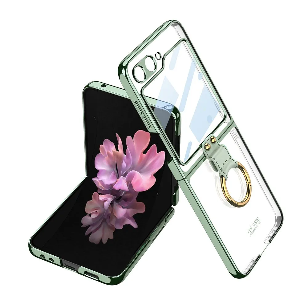 Maska Ring lines za Samsung F741B Galaxy Z Flip 6 5G/ zelena