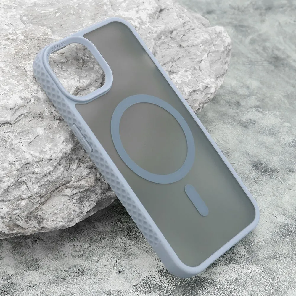 Maska RUGGED MagSafe za iPhone 13/14 svetlo/ plava
