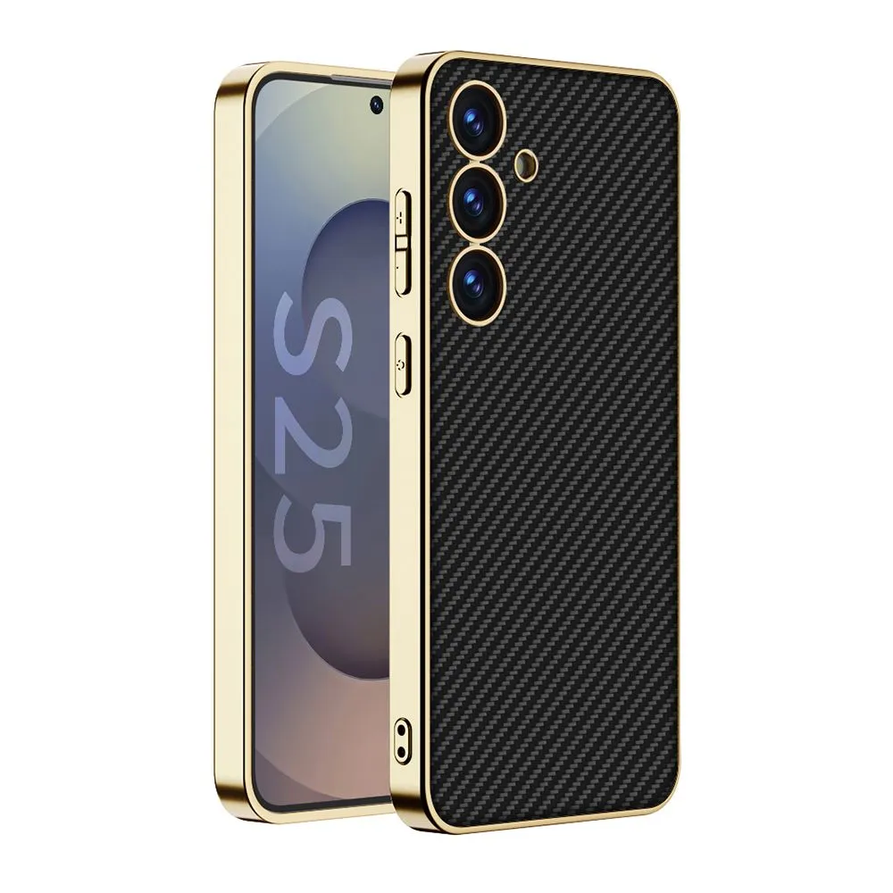 Maska S GOLD LINE za Samsung S931B Galaxy S25 5G/ karbon