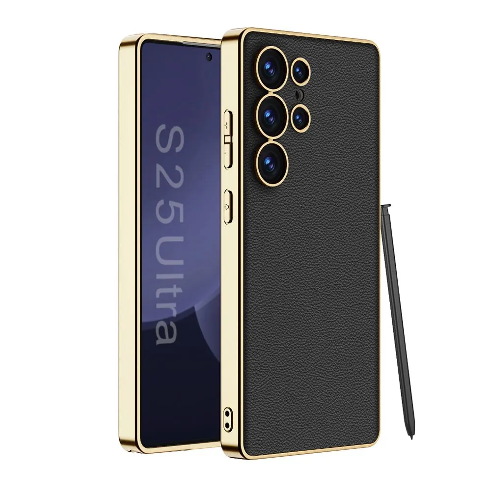 Maska S GOLD LINE za Samsung S938B Galaxy S25 Ultra 5G/ crna