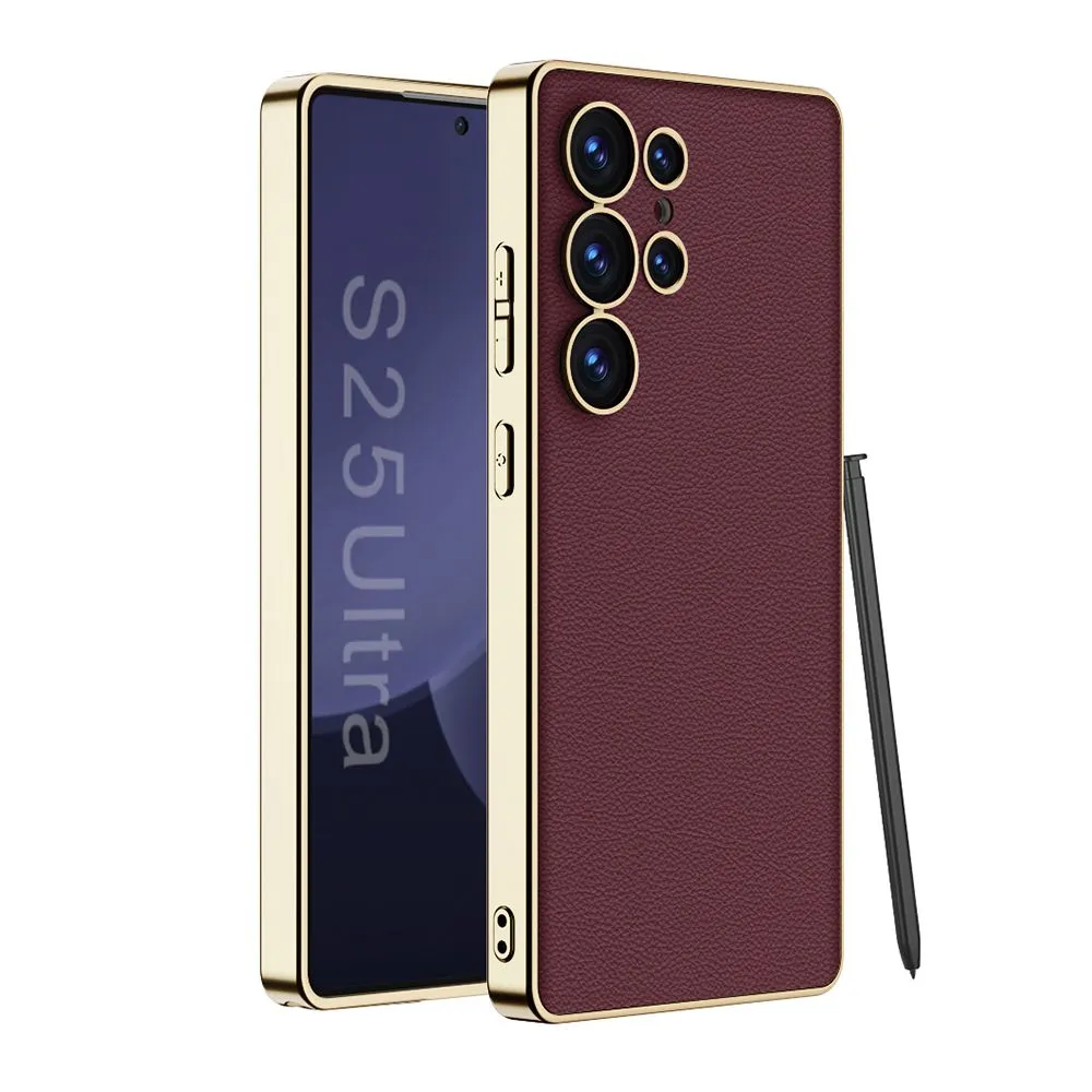 Maska S GOLD LINE za Samsung S938B Galaxy S25 Ultra 5G/ crvena