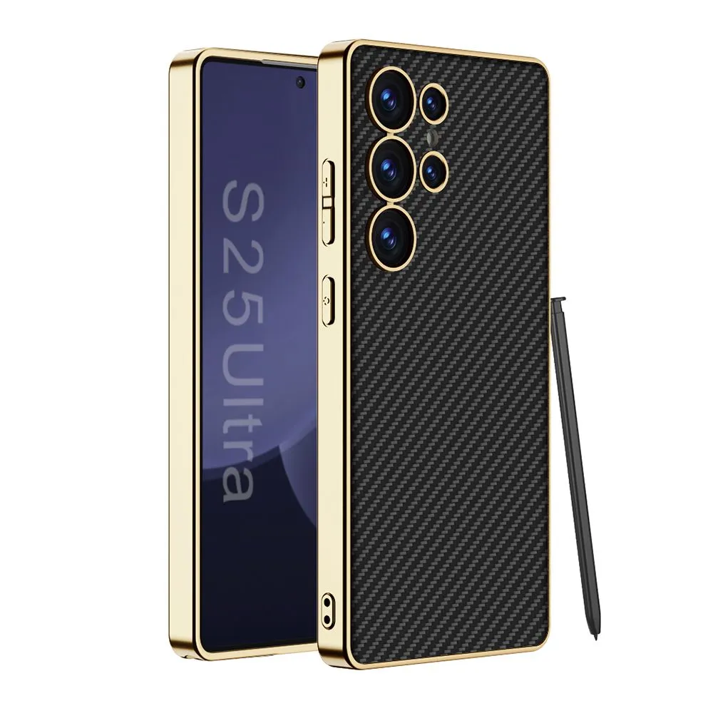 Maska S GOLD LINE za Samsung S938B Galaxy S25 Ultra 5G/ karbon