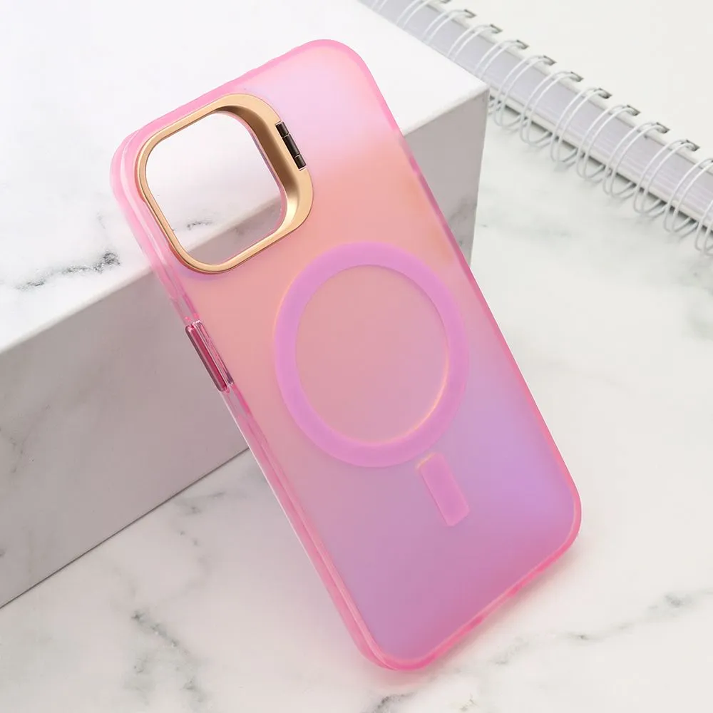 Maska SHINE MagSafe za iPhone 14/ roza