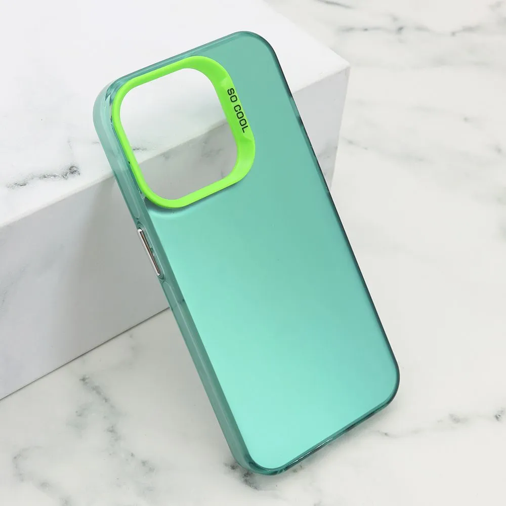 Maska Shine za iPhone 15 Pro/ zelena