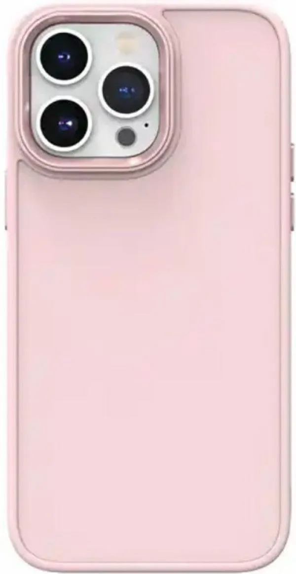 Maska Shiny lens iPhone za 12/12 Pro/ roze