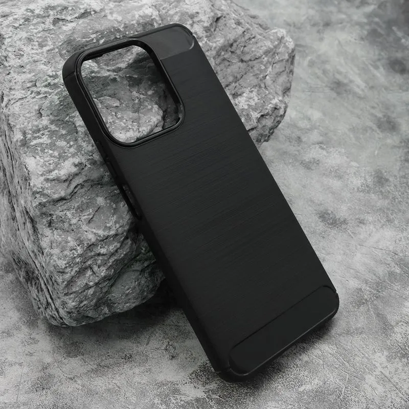 Maska silikon BRUSHED za Honor X7c/Honor 200 Smart, crna