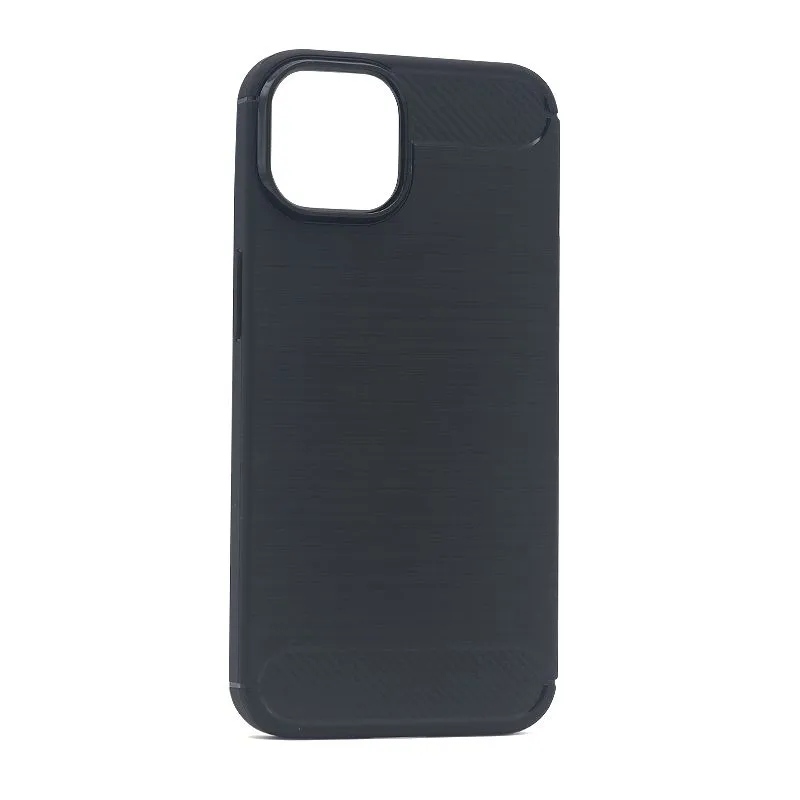 Maska silikon Brushed za iPhone 14, crna
