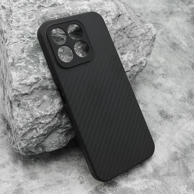 Maska silikon CARBON LIGHT za Honor X8c, crna
