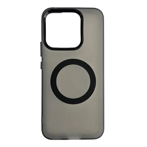 Maska silikonska Magsafe FLURO COLOR za Honor X8C/ crna