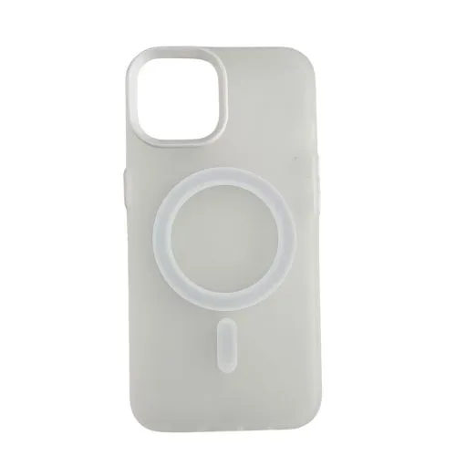 Maska silikonska Magsafe FLURO COLOR za Iphone 13/14/ bela