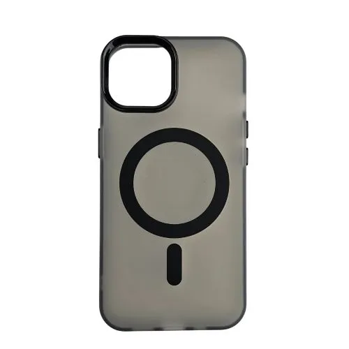 Maska silikonska Magsafe FLURO COLOR za Iphone 13/14/ crna