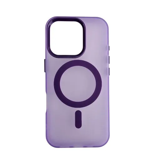 Maska silikonska Magsafe FLURO COLOR za Iphone 16 PRO/ ljubičasta