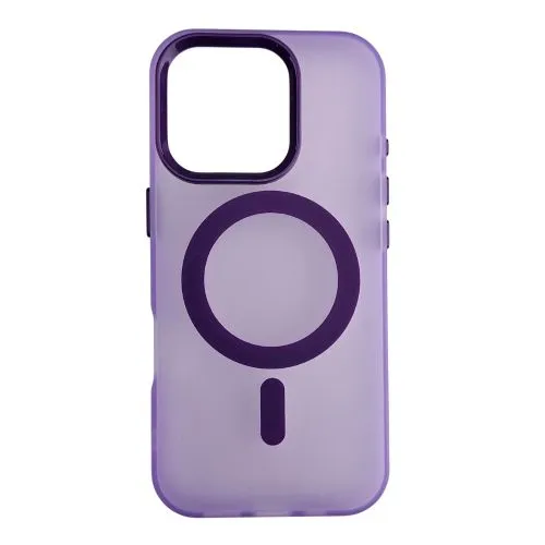 Maska silikonska Magsafe FLURO COLOR za Iphone 16 PRO MAX/ ljubičasta