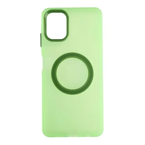 Maska silikonska Magsafe FLURO COLOR za Samsung A06/ zelena