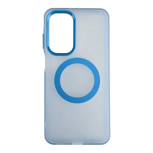 Maska silikonska Magsafe FLURO COLOR za Samsung S24/S25/ plava