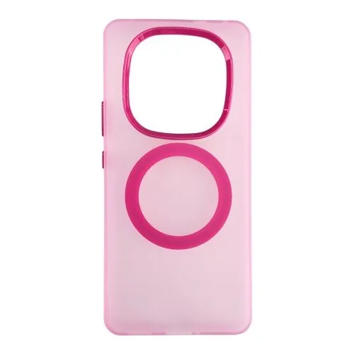 Maska silikonska Magsafe FLURO COLOR za XIAOMI Redmi Note 14 PRO+ 5G/ roza