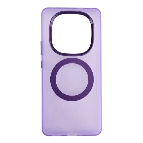 Maska silikonska Magsafe FLURO COLOR za XIAOMI Redmi Note 14 PRO+ 5G/ ljubičasta
