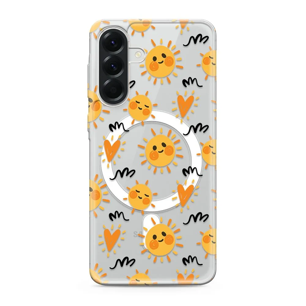 Maska silikonska PRINT MagSafe za Samsung A566B Galaxy A56 5G/ sun