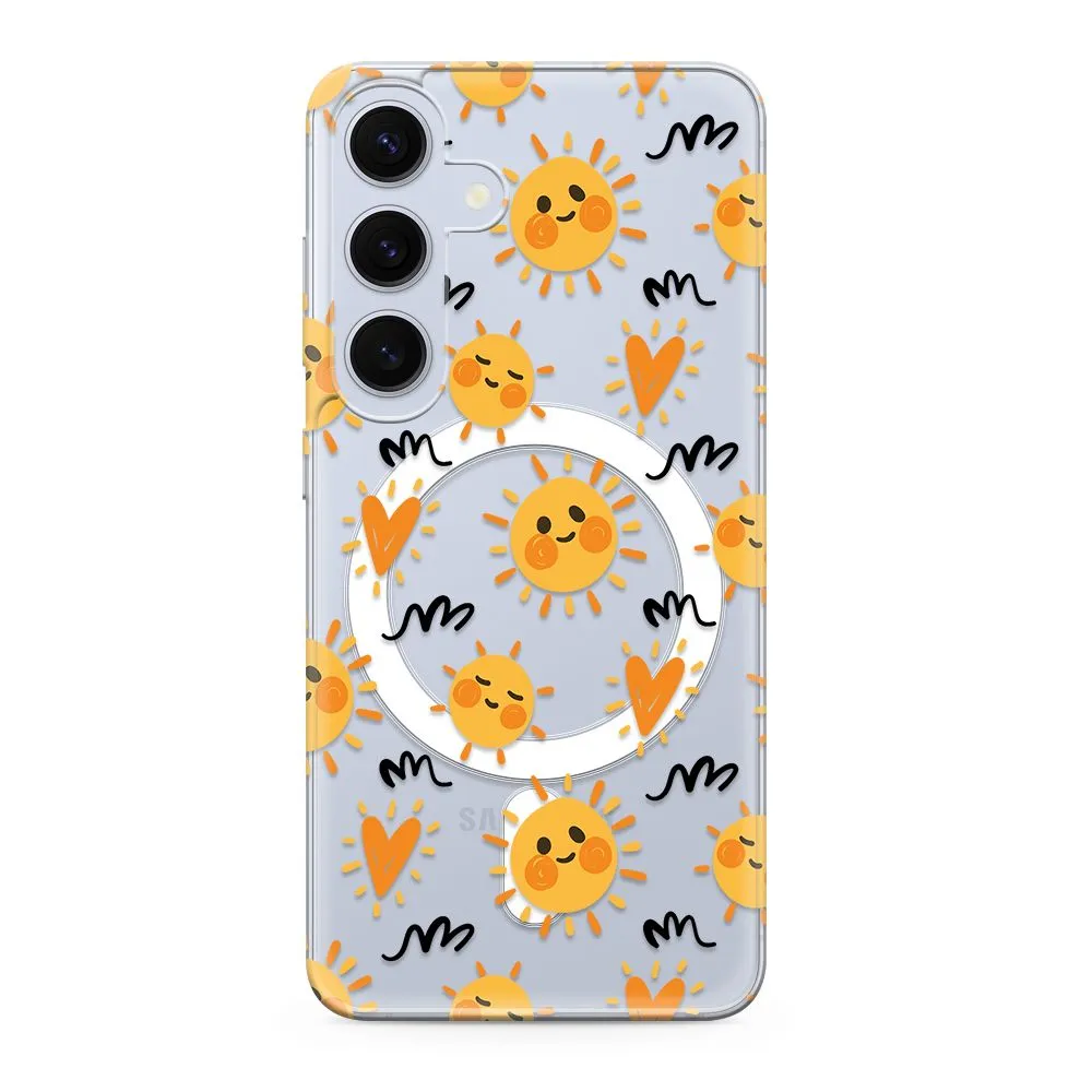 Maska silikonska PRINT MagSafe za Samsung S921B Galaxy S24 5G/ sun