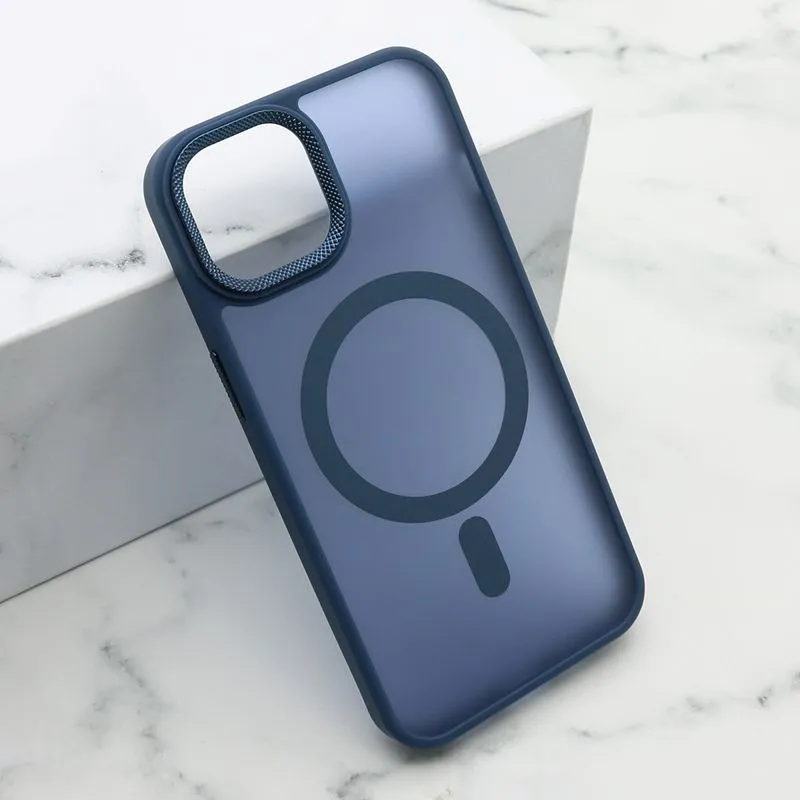 Maska Silky MagSafe II za iPhone 13/ plava