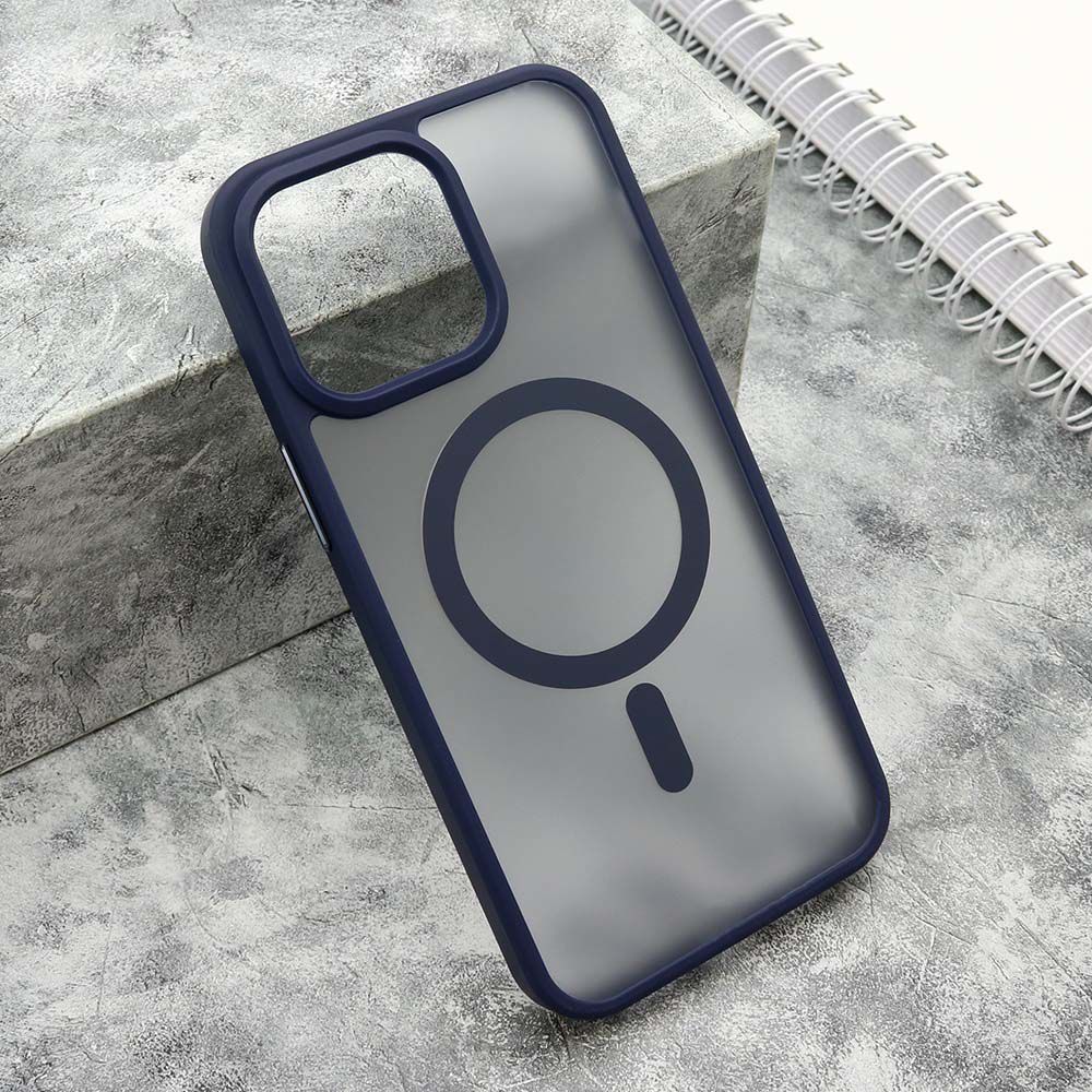 Maska Silky MagSafe matte za iPhone 14 Pro Max/ plava