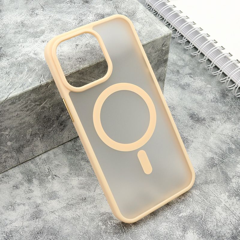 Maska Silky Magsafe Matte za iPhone 15 Pro Max/ roze