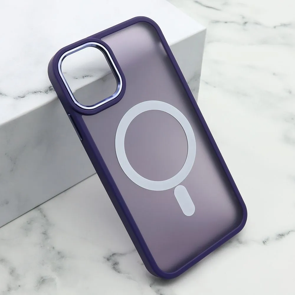 Maska SILKY MAGSAFE za iPhone 11/ ljubičasta