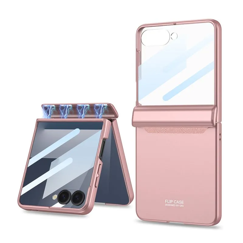 Maska SMOOTH LINE za Samsung F751B Galaxy Z Flip 7 5G/ roza (GKK case)