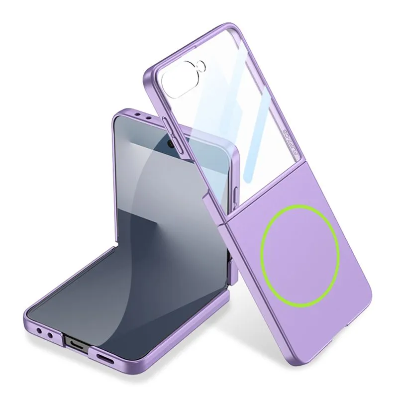 Maska SMOOTH MagSafe za Samsung F751B Galaxy Z Flip 7 5G/ ljubičasta (GKK case)