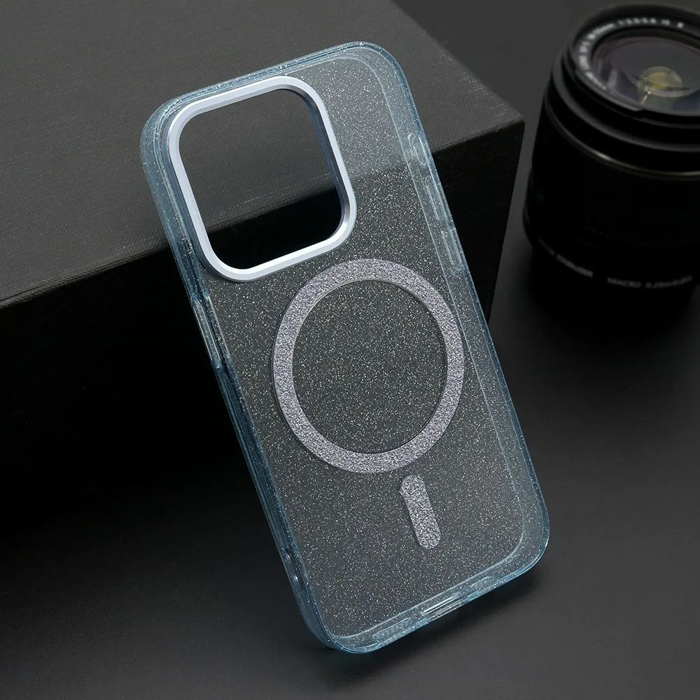 Maska Sparkling Magsafe za iPhone 15 Pro/ plava
