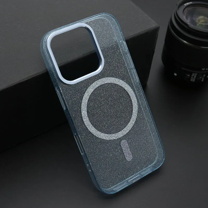 Maska SPARKLING MagSafe za iPhone 16 Pro/ plava