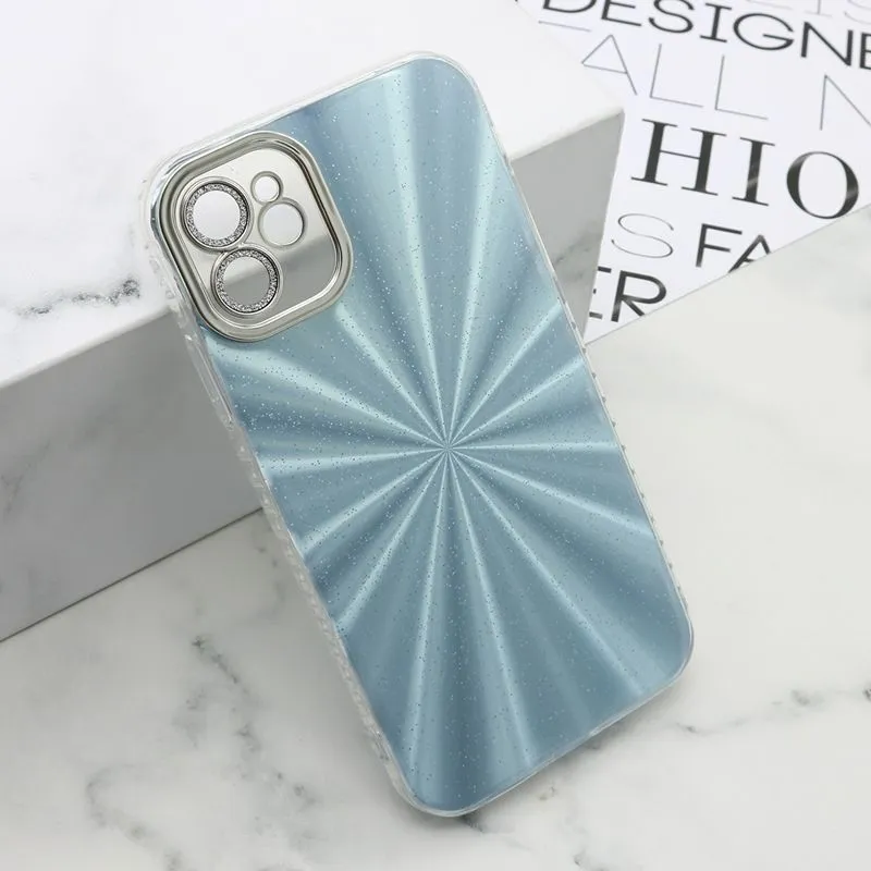 Maska Sparkling shine za iPhone 12/ svetlo plava
