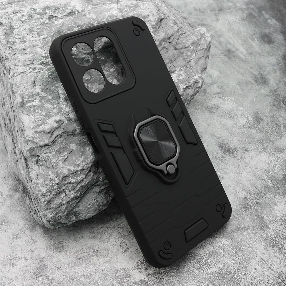 Maska Square ring za Honor X7c/Honor 200 Smart/ crna