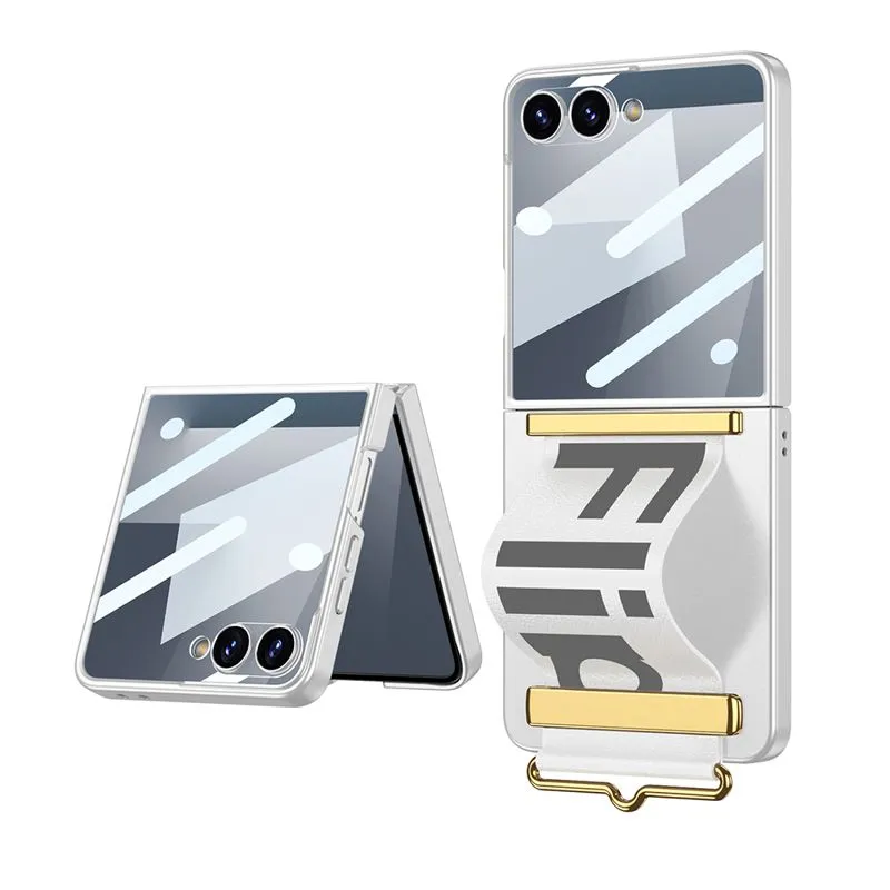 Maska STRAP CASE za Samsung F751B Galaxy Z Flip 7 5G/ bela