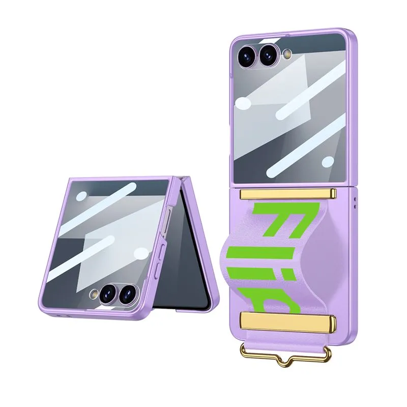 Maska STRAP CASE za Samsung F751B Galaxy Z Flip 7 5G/ ljubičasta (GKK case)