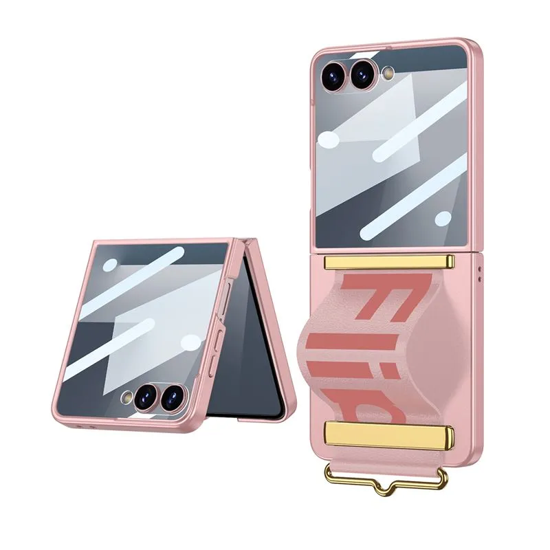 Maska STRAP CASE za Samsung F751B Galaxy Z Flip 7 5G/ roza (GKK case)