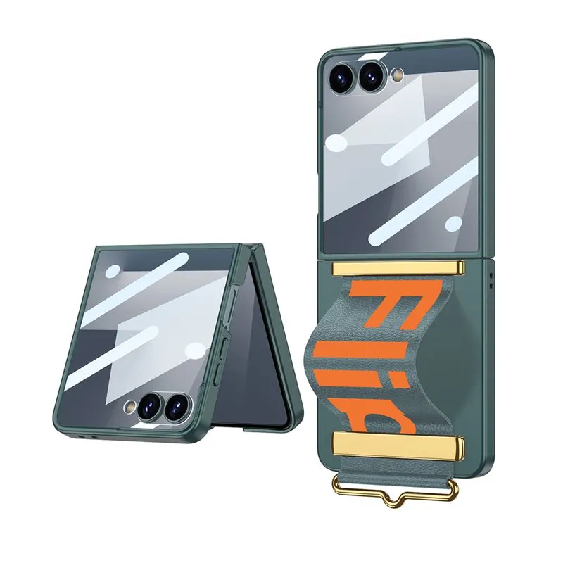 Maska STRAP CASE za Samsung F751B Galaxy Z Flip 7 5G/ zelena (GKK case)