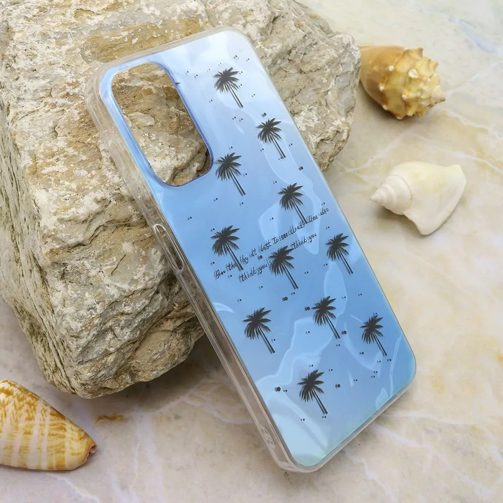 Maska SUMMER VIBES za Samsung A145F/A146B Galaxy A14 4G/5G/ svetlo plava