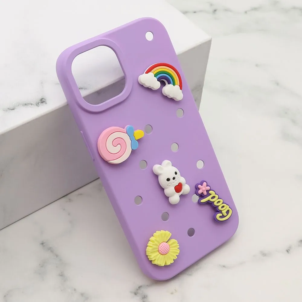 Maska TOY za iPhone 15/ ljubičasta
