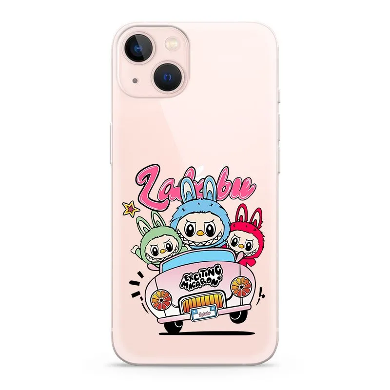 Maska ULTRA TANKI PRINT CLEAR za iPhone 13