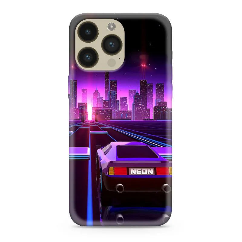 Maska Ultra tanki Print Neon Wave za iPhone 14 Pro Max