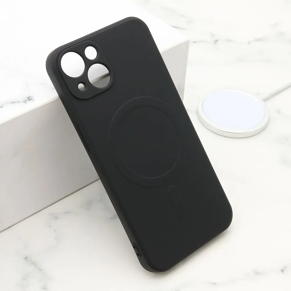 Maska VELVET TOUCH MagSafe za iPhone 13/ crna